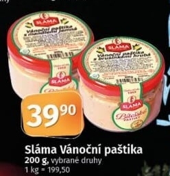 Paštika vánoční Sláma