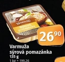 Pikantní sýrová pomazánka Varmuža