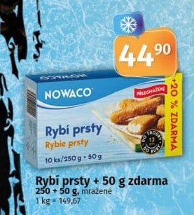 Rybí prsty předsmažené mražené Nowaco