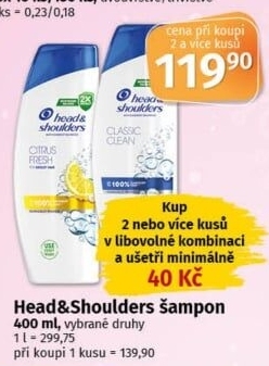 Šampon proti lupům Head&
