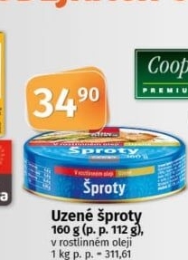 Šproty uzené v oleji Dle Gusta