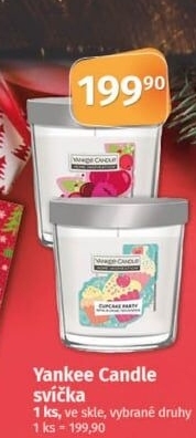 Svíčky ve skle vonné Yankee Candle