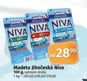 Sýr Niva Jihočeská Madeta