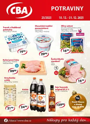 akční leták CBA 10.12.2025-31.12.2025