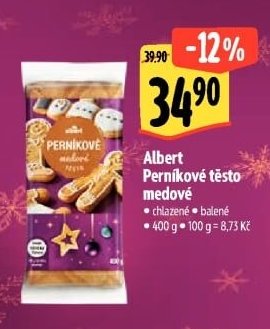 Albert Perníkové těsto medové