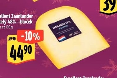 Excellent Zaanlander uleželý 48% – bloček