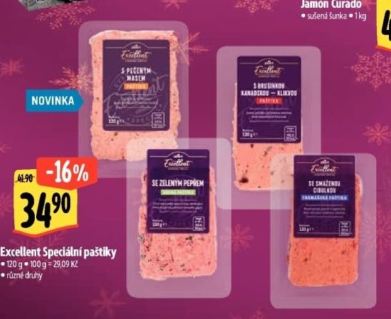 Excellent Speciální paštiky