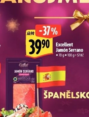 Excellent Jamón Serrano