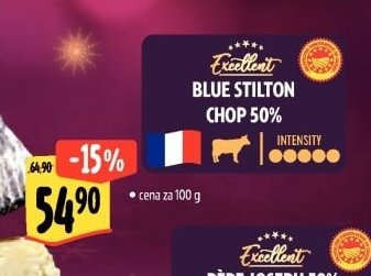 Excellent BLUE STILTON CHOP 50%