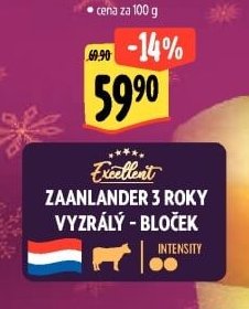 Excellent ZAANLANDER 3 ROKY VYZRÁLÝ - BLOČEK