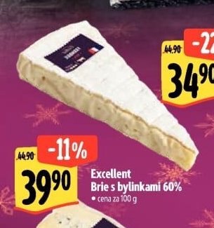 Excellent Brie s bylinkami 60%