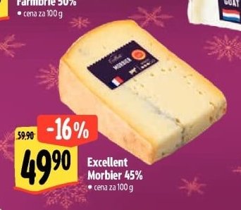 Excellent Morbier 45%