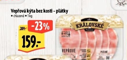 Královská vepřová kýta bez kosti Albert