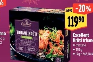 Krůtí trhané Sous Vide Albert Excellent