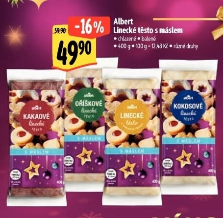 Linecké těsto Albert