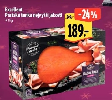 Šunka pražská nejvyšší jakosti Albert Excellent