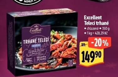 Telecí trhané Sous Vide Albert Excellent