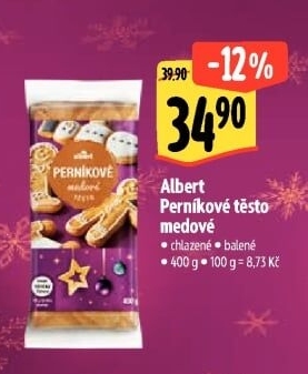 Těsto perníkové medové Albert