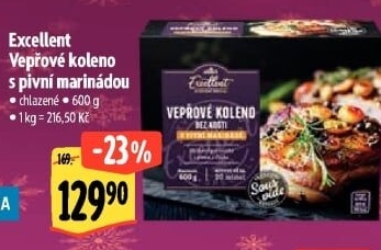 Vepřové koleno s pivní marinádou Sous vide Albert Excellent
