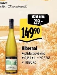 Víno Hibernal Sommelier Collection - přívlastkové