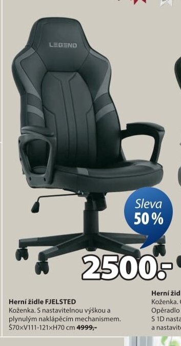 Herní židle FJELSTED