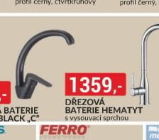 Dřezová baterie HEMATYT