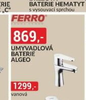 Umyvadlová baterie ALGEO