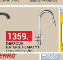 Dřezová baterie HEMATYT