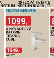Umyvadlová baterie TITANIA CUBE