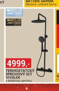 Termostatický sprchový set VIVALDI