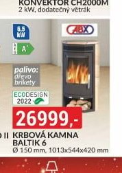 Krbová kamna BALTIK 6