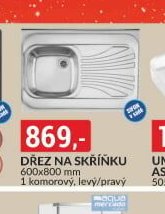 Dřez na skříňku