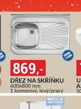 Dřez na skříňku
