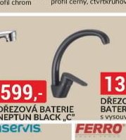 Dřezová baterie NEPTUN BLACK