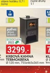 Krbová kamna Termokreka