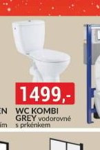 WC KOMBI GREY