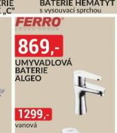 UMYVADLOVÁ BATERIE ALGEO