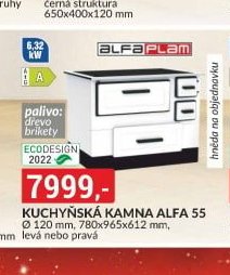 KUCHYŇSKÁ KAMNA ALFA 55