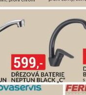 DŘEZOVÁ BATERIE NEPTUN BLACK
