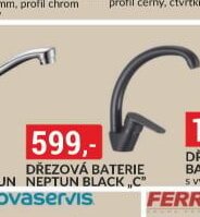 Dřezová baterie NEPTUN BLACK C