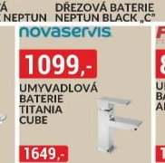Umyvadlová baterie TITANIA CUBE