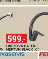 Dřezová baterie Neptun Black