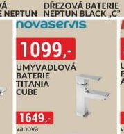 Umyvadlová baterie Titania Cube