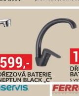 Dřezová baterie Neptun Black C