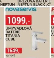 Umyvadlová baterie Titania Cube