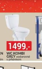 WC kombi Grey