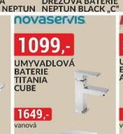 Umyvadlová baterie Titania Cube