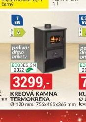 Krbová kamna Termokreka
