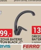 Dřezová baterie Neptun Black C