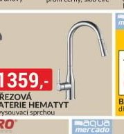 Dřezová baterie Hematyt
